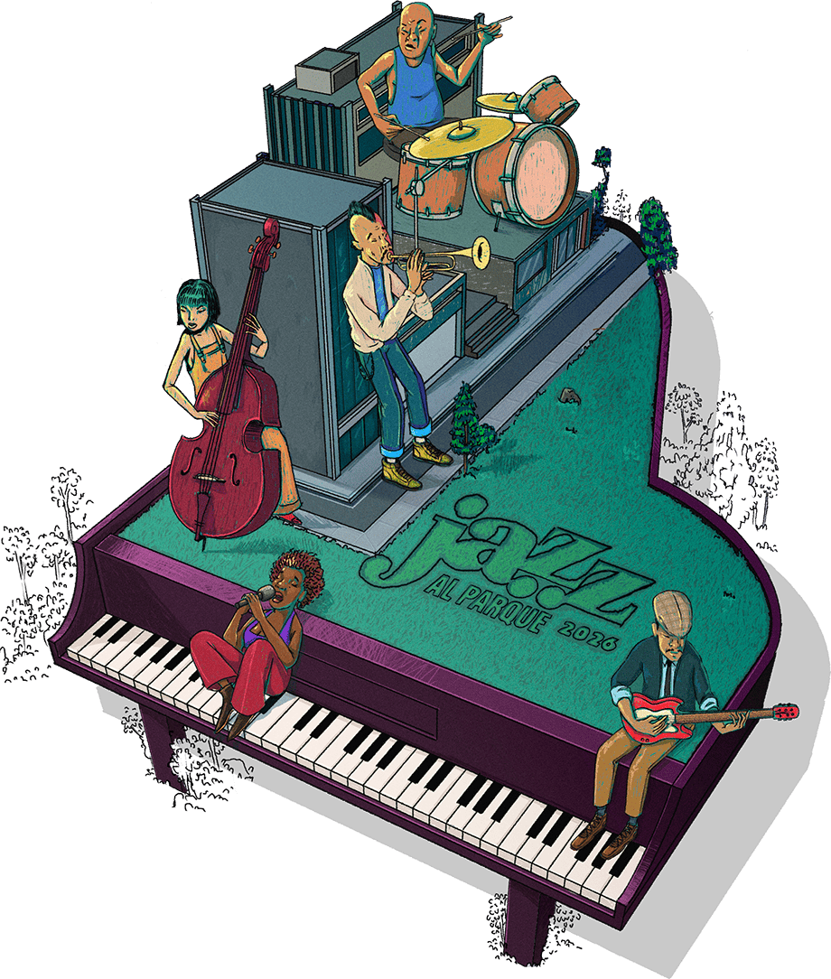 Ilustración Jazz al Parque 2026
