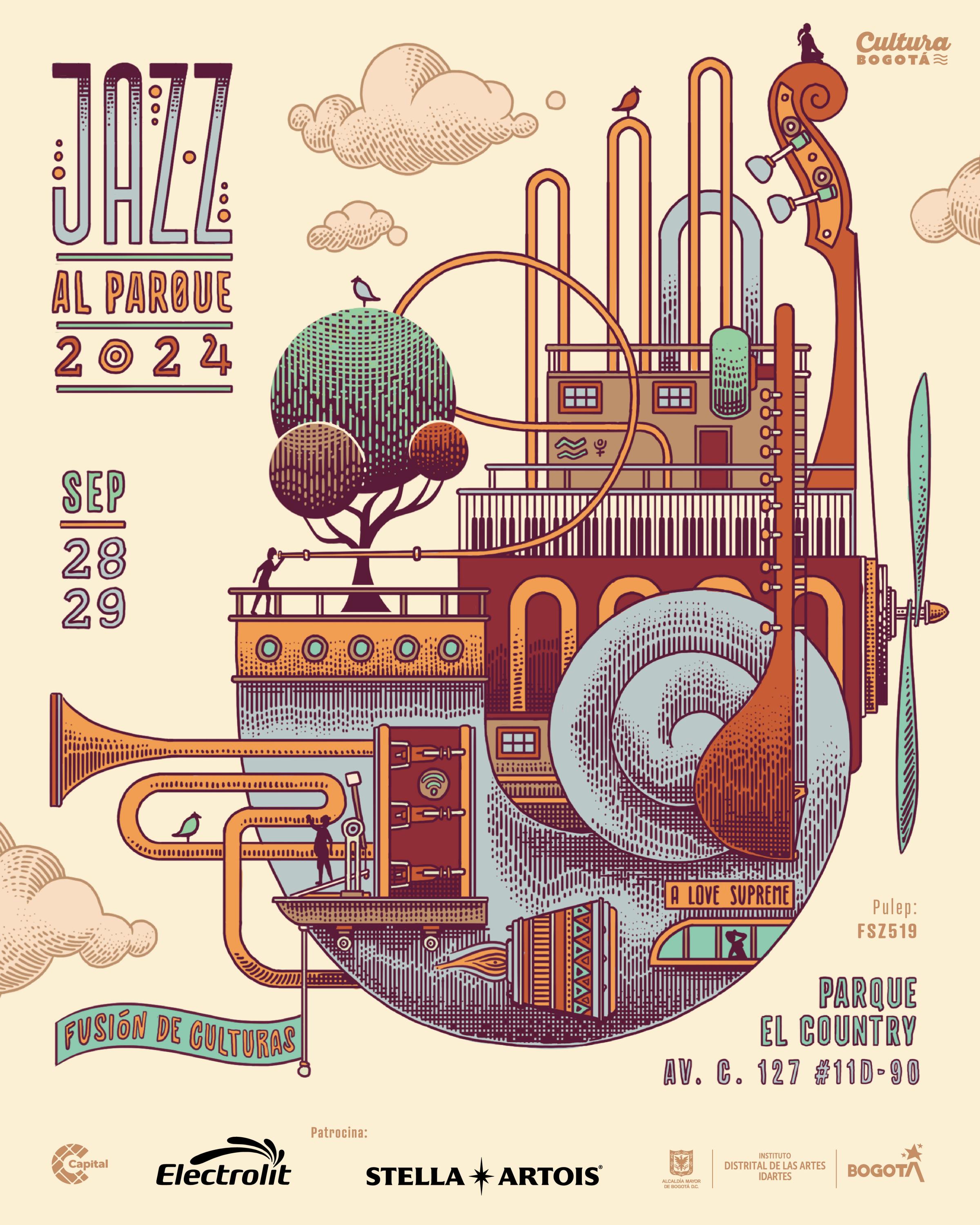 Imagen oficial - Afiche Jazz al Parque 2024